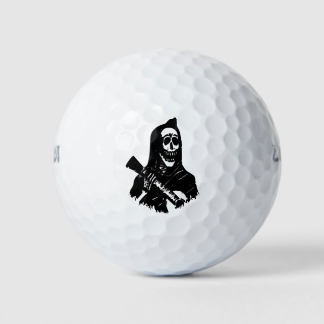 Balles De Golf Sérénade de squelette de guitare (Devant)