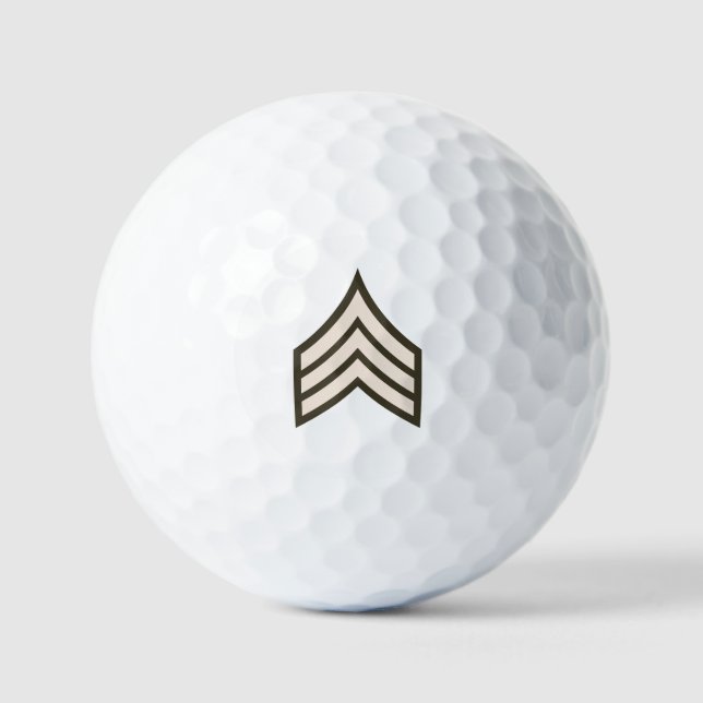 Balles De Golf Sergent d'armée (Recto)