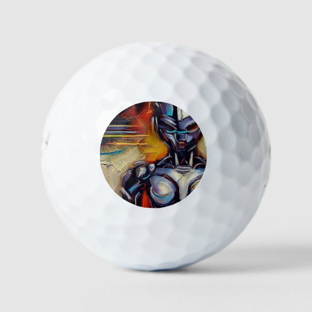 Balles De Golf SF - Héros de l'intelligence artificielle (2) (Devant)