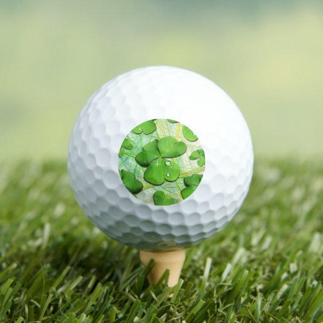 Balles De Golf Shamrock vert St Patrick iPhone 5 Coque-Mate (T-shirt Insitu)