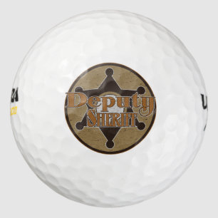 Balles De Golf Sheriff adjoint vintage