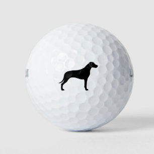 Balles De Golf Silhouette de Rhodesian Ridgeback