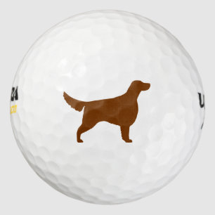 Balles De Golf Silhouette de Setter irlandais