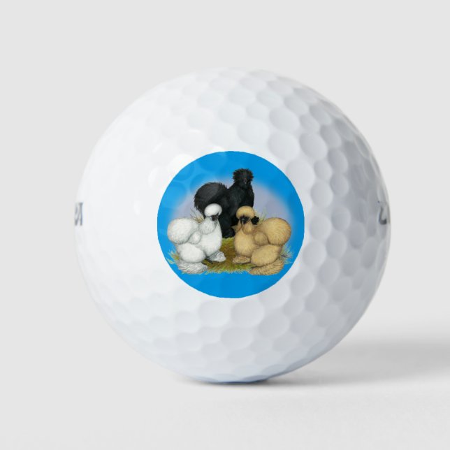 Balles De Golf Silkie Trio (Devant)