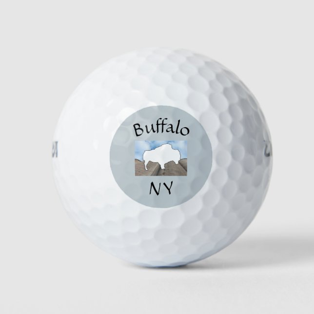 Balles De Golf Silo et Buffalo 2 Golf Balls (Devant)