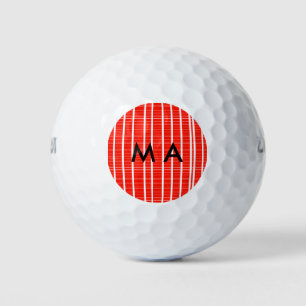 Balles De Golf Simple monogramme ajouter votre nom lettre man min