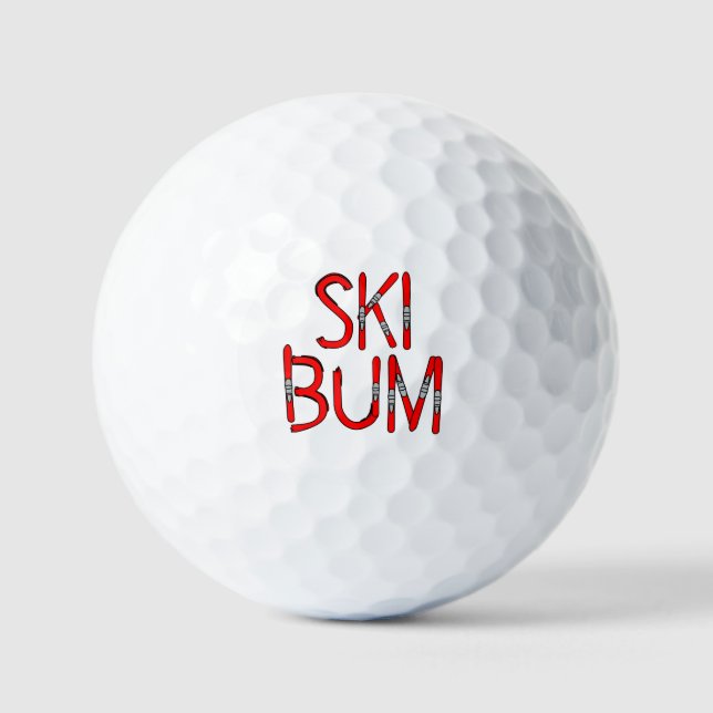 Balles De Golf Ski de fond (Recto)