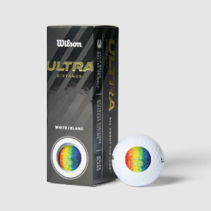 Balles De Golf SlipperyJoe drapeau gay pride couleurs arc-en-ciel
