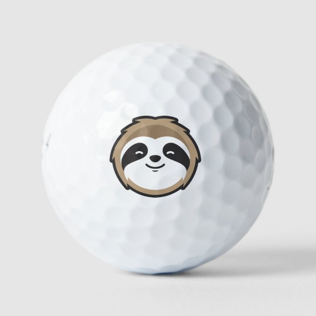 Balles De Golf Sloth Mascot (Devant)