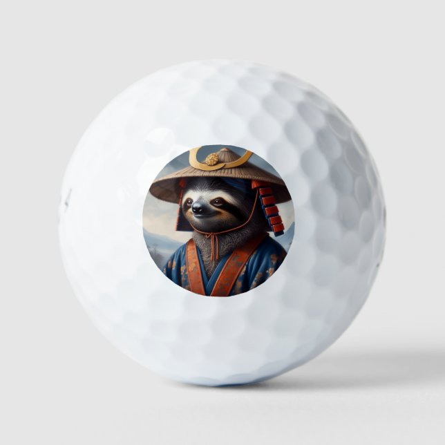 Balles De Golf Sloth Samurai (Devant)