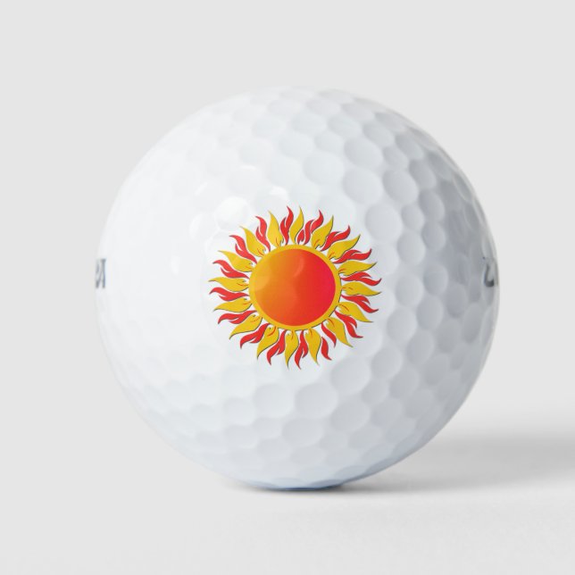 Balles De Golf Soleil (Devant)
