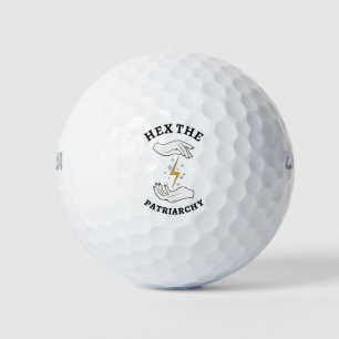 Balles De Golf Sorcière féministe - Hex Le Patriarcat I