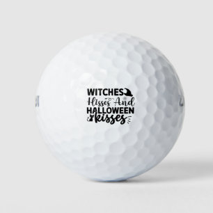 Balles De Golf Sorcières Baisers Et Baisers D'Halloween