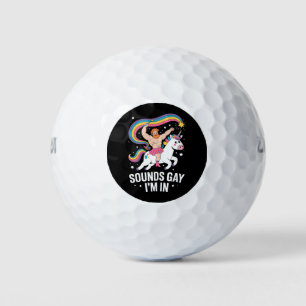 Balles De Golf Sound Gay Je suis en homme portant une jupe Unicor