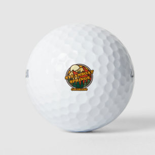 Balles De Golf Sources vintages en bateau à vapeur, Colorado Moun