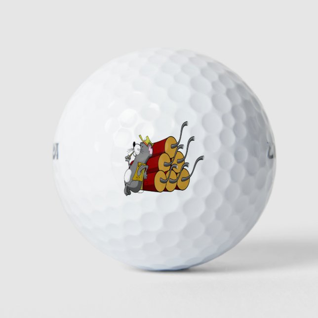Balles De Golf Souris (Devant)