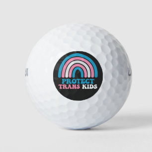 Balles De Golf Soutien LGBT Pride Protéger les enfants trans