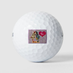 Balles De Golf « Soyez à moi » Douce Nostalgie Saint-Valentin