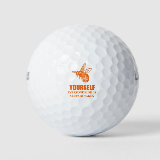 Balles De Golf Soyez vous-même (Devant)