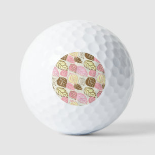 Balles De Golf Splendor d'automne : Motif sans feuille