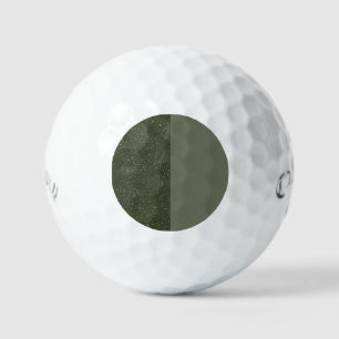 Balles De Golf Split Moss Green Motif Golf Ball - Personnalisable