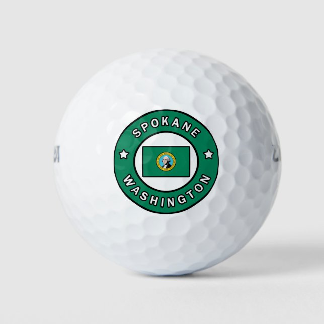 Balles De Golf Spokane Washington (Devant)