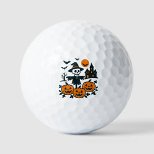 Balles De Golf Squelette éffrayant épouvantail et nuit hantée mai