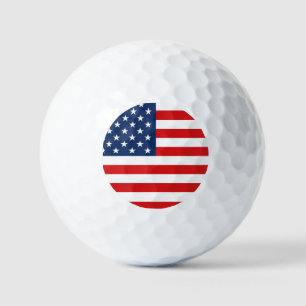 Balles De Golf Stars et rayures Thématique Golf Ball USA
