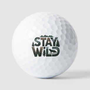 Balles De Golf Stay Wild - Conception inspirée de la nature