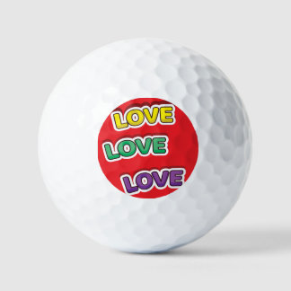 Balles De Golf Sticker d'amour