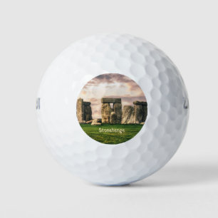 Balles De Golf Stonehenge Angleterre Royaume-Uni