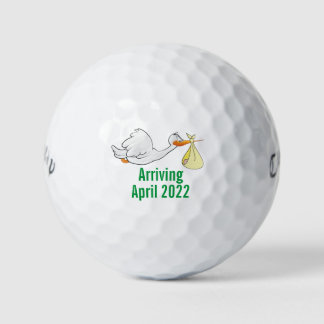 Balles De Golf Stork Baby Faire-part Golf Balls