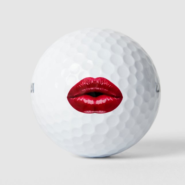Balles De Golf Style de lèvres chaudes (Devant)