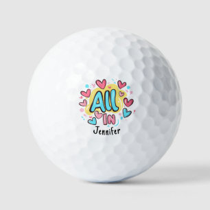 Balles De Golf Style Graffiti "All In"
