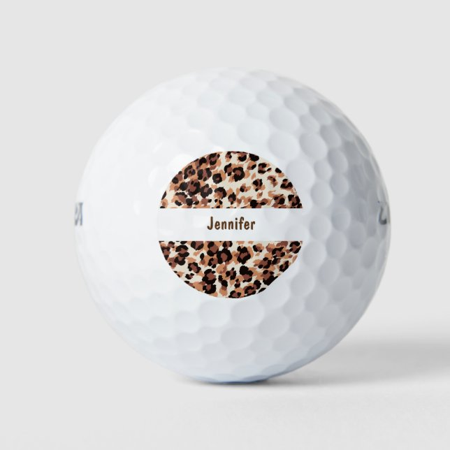 Balles De Golf Style Motif léopard (Devant)