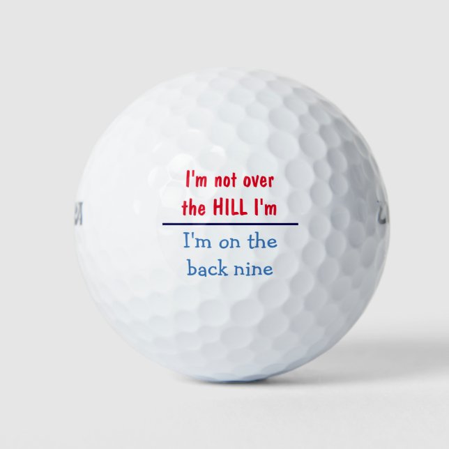 Balles De Golf Sur La Colline (Devant)