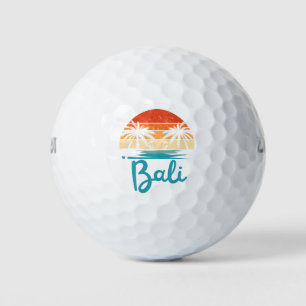 Balles De Golf Surf vintage à la plage de Bali Indonésie