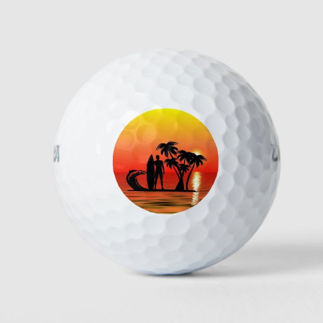 Balles De Golf Surfer (Devant)