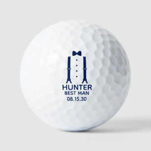 Balles De Golf Suspensoirs pour témoin de mariage avec nœud papil