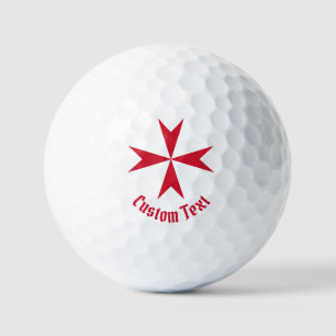 Balles De Golf Symbole de la Croix de Malte