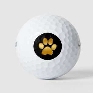 Balles De Golf Symbole de mât de chien classique