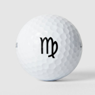 Balles De Golf Symbole du Zodiaque de la Virgo Standard par Kenne