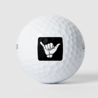 BALLES DE GOLF SYMBOLE SHAKA EN MAJEUR