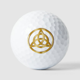 Balles De Golf symbole Triquetra