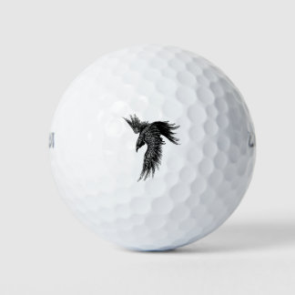 Balles De Golf Symbole viking Corbeau Norse