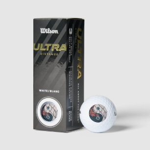 Balles De Golf SYMBOLE YIN Yang