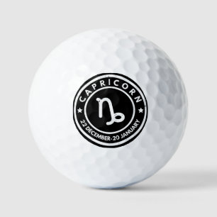 Balles De Golf SYMBOLE Zodiaque Capricorne