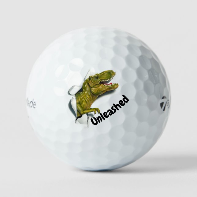 Balles De Golf T-Rex déchaîné (Recto)
