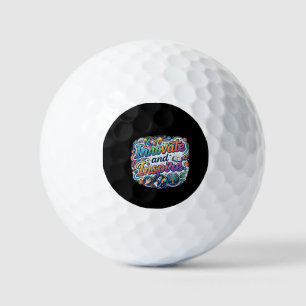 Balles De Golf T-Shirt Motivant Innover et Inspirer