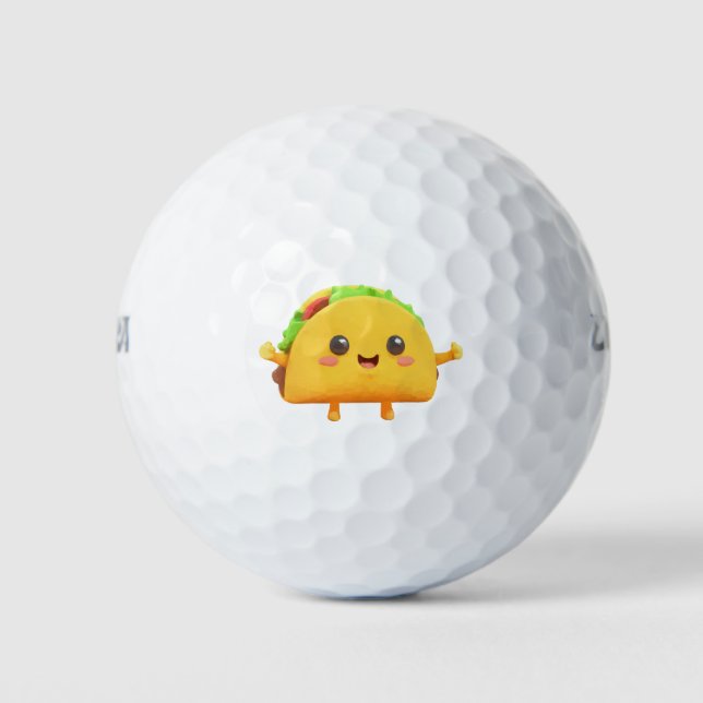 Balles De Golf Taco (Devant)